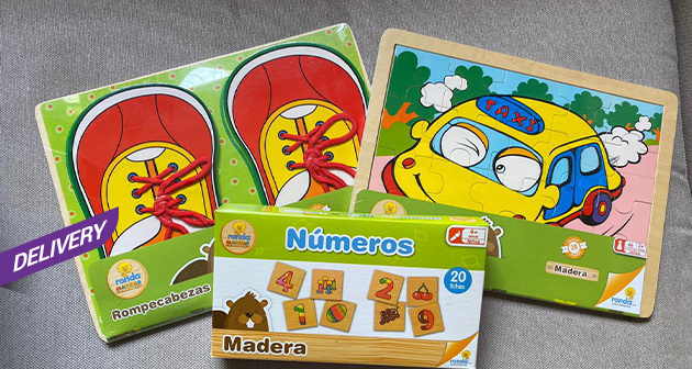 (Válido para DELIVERY) RD$1,100 por Rompecabezas de 20 piezas grandes